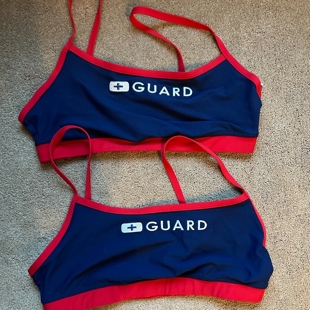 Speedo Life Guard swim tops Size L - set of two